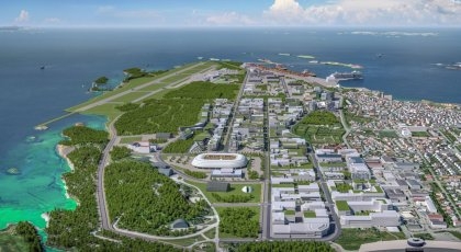 illustrasjon på byutviklingen i Bodø 